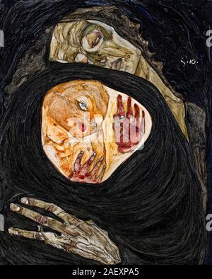 Egon Schiele, Dead Mother I, painting, 1910 Stock Photo