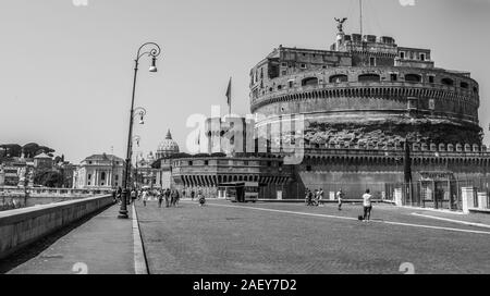 Image captured at Court Square in front of Tiber river Stock Photo