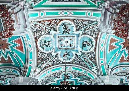 ST. PETERSBURG, RUSSIA FEDERATION - JUNE 27:Interior of Peter and Paul Fortress. Picture takes in Saint-Petersburg, inside Peter and Paul church, inte Stock Photo