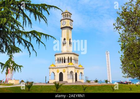 Chacha tower in Batumi, Georgia summer Black sea resort Stock Photo