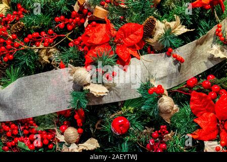 Close up of some Christmas decorations Stock Photo