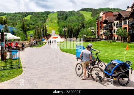 Lionshead Village - Vail, Colorado USA Stock Photo - Alamy