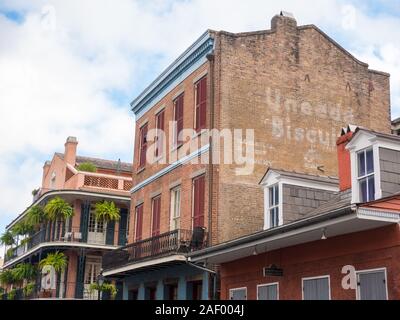 Residence in the French Quarter, New Orleans, USA Stock Photo