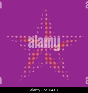 Halftone Star Vector illustration Eps 10 Stock Vector