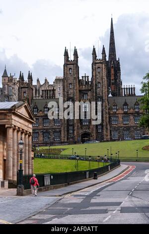 Scottish National Gallery and Assembly Hall, Edinburgh, Scotland, UK Stock Photo