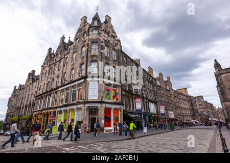 House of Edinburgh, High St, Royal Mile, Old Edinburgh, Scotland, UK Stock Photo