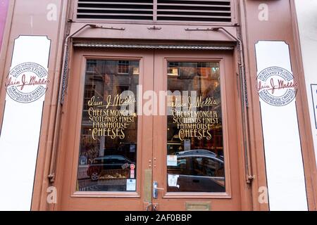 I.J Mellis Cheesemonger, Victoria St, Edinburgh, Scotland, UK Stock Photo