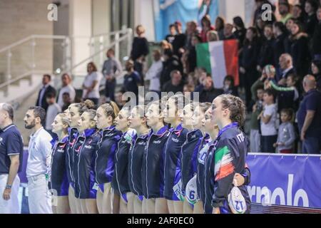 Roma, Italy, 11 Dec 2019, Italy during WaterPolo World League Women - Italy vs Russia - Waterpolo Italian National Team - Credit: LPS/Simona Scarano/Alamy Live News Stock Photo