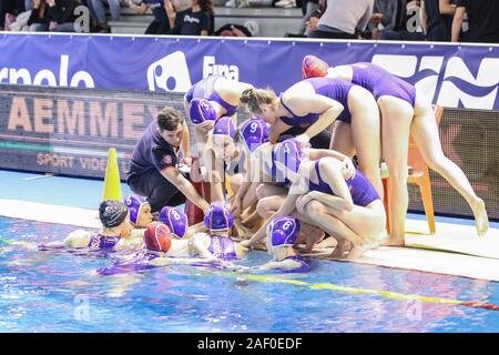 Roma, Italy, 11 Dec 2019, russia during WaterPolo World League Women - Italy vs Russia - Waterpolo Italian National Team - Credit: LPS/Simona Scarano/Alamy Live News Stock Photo
