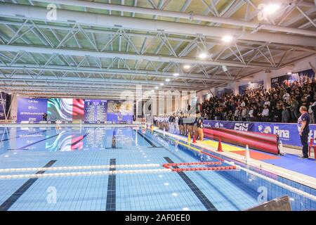 Roma, Italy, 11 Dec 2019, Italy vs. russia during WaterPolo World League Women - Italy vs Russia - Waterpolo Italian National Team - Credit: LPS/Simona Scarano/Alamy Live News Stock Photo