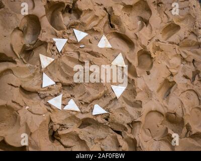 Bogota, Colombia - Septemebr 12, 2019: Colombian tejo game in the local tejo club.Tejo, also known, to a lesser degree, as turmeque, is a traditional Stock Photo