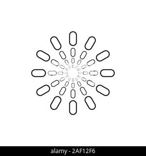 shine rays simple decoration vector Stock Vector