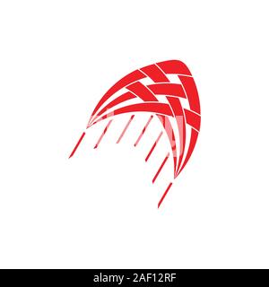 fast arrow swoosh net logo vector Stock Vector