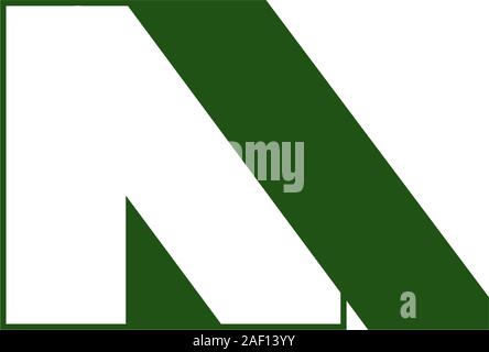 letter A geometric 3d shadow logo vector Stock Vector