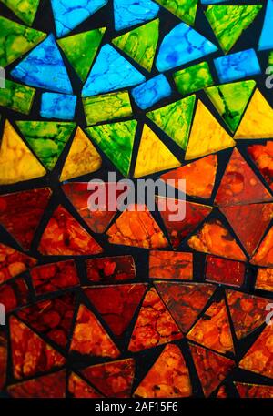 Colourful geometrical abstract background Stock Photo