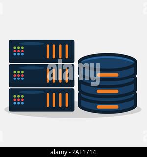 server symbol  concept vector illustration Stock Vector