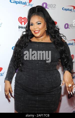 Philadelphia, PA, USA. 11th Dec, 2019. Lizzo at Q102 Jingle Ball 2019 at the Capital One Arena in Philadelphia, Pennsylvania on December 11, 2019. Credit: John Palmer/Media Punch/Alamy Live News Stock Photo