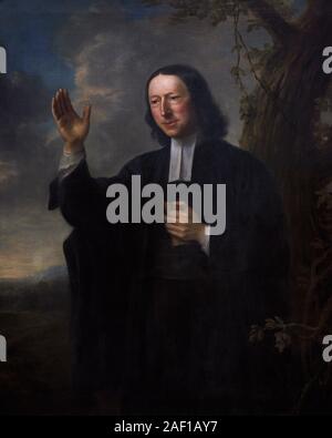 John Wesley (1703-1791). Lider metodista. Retrato realizado por Nathaniel Hone (1718-1784). Oleo sobre lienzo, h. 1766. National Portrait Gallery. Londres. Inglaterra. Stock Photo