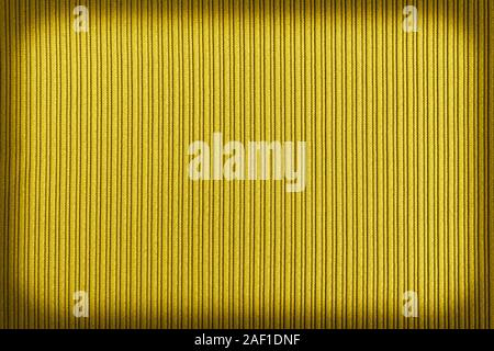 Decorative background yellow color, striped texture vignetting gradient. Wallpaper Art. Design Stock Photo