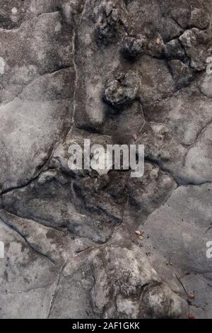 Old Volvanic Rocks pattern of old volcanic soil in Lanzarote, Timanfaya national park ...