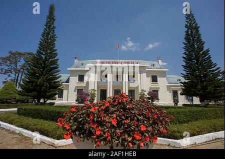 Da Lat, Lam Dong, Vietnam - February 20, 2011: Garden of Lycée Yersin, a school founded in 1927, to educate the children of French colonialists Stock Photo