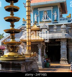 Hindu Temple in GOA, India. Stock Photo