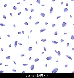 Blue jewel stone. Seamless pattern background. Vector illustration. Stock Vector