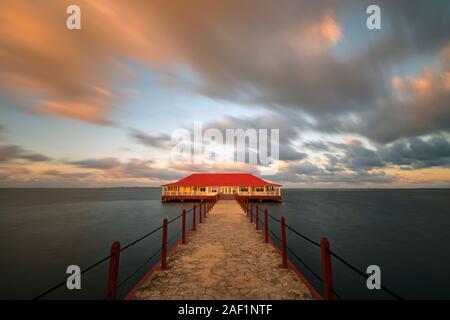 Laguna de Leche, Moron, Ciego de Avila, Cuba, North America Stock Photo