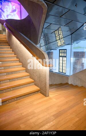 'JC Contemporary Art Gallery' interior at 'Tai Kwun Centre for Heritage and Arts' Central Hong Kong. Stock Photo