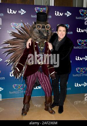 Jonathan Ross attending The Masked Singer press launch held at The Mayfair Hotel, London. Stock Photo