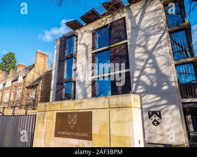 Entrance to St Antony's Hall College, University of Oxford, Oxfordshire, England, UK, GB. Stock Photo