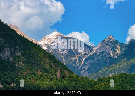 Julian Alps mountains in Slovenia with Nature Stock Photo