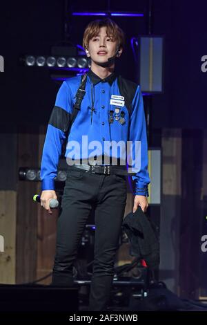 FORT LAUDERDALE FL - DECEMBER 11: Donghun of A.C.E performs during their Undercover: Area US Tour at Revolution Live on December 11, 2019 in Fort Lauderdale, Florida. Credit:  mpi04/MediaPunch Stock Photo