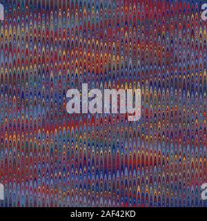 Colorful combed hand marbled texture pattern tile Stock Vector