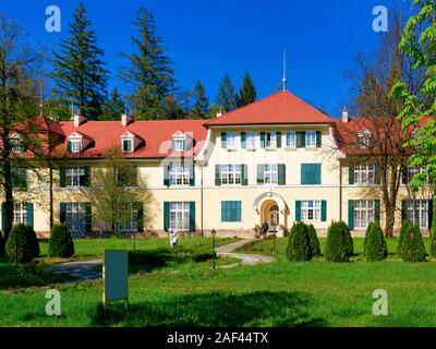 Old villa with garden in Rogaska Slatina in Slovenia Stock Photo