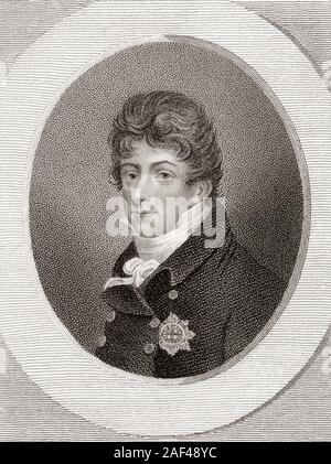 George Augustus Frederick. King George IV, 1762 - 1830, when the Prince of Wales. Stock Photo