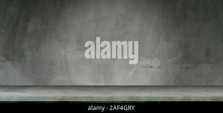 Shelves are used as a studio background wall to display your products. Stock Photo