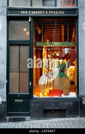Maison Dandoy pastry shop, Brussels, Belgium Stock Photo