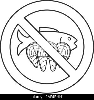 Fish line icon, outline vector sign, linear pictogram isolated on white.  logo illustration Stock Vector Image & Art - Alamy, Fish Line