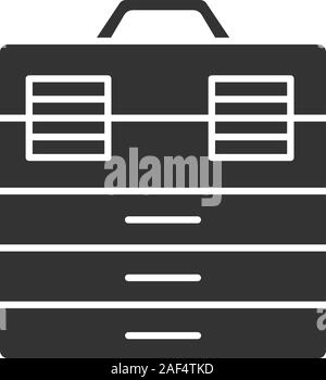 Fishing tackle box toolbox Black and White Stock Photos & Images - Alamy