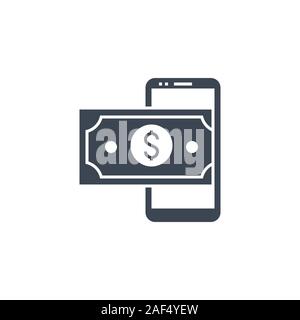 Replenishment related vector glyph icon. Stock Vector