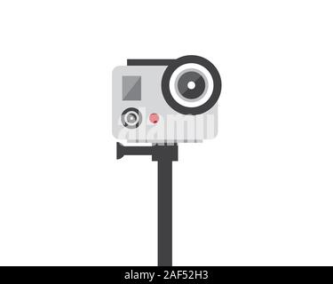 action camera vector Stock Vector
