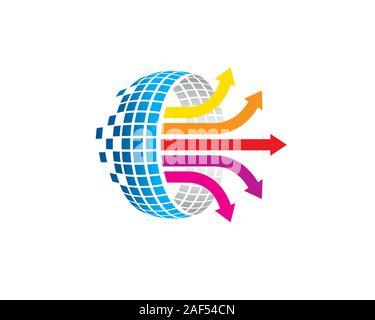 data analysis worksheet internet logodata analysis worksheet internet logo Stock Vector