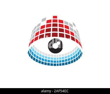data analysis worksheet internet logo Stock Vector