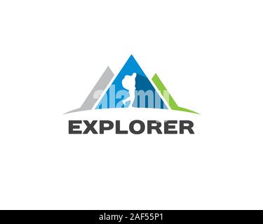 outdoor activity logo Stock Vector