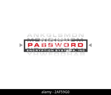 password encryption break Stock Vector