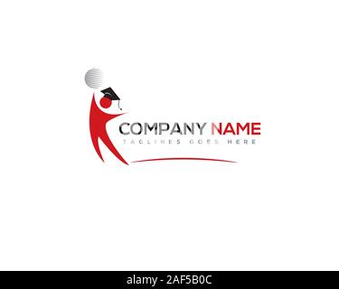 student reach the world logo Stock Vector