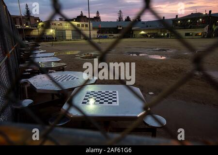 Sacramento, CA, USA. 12th Dec, 2019. Then main exercise yard at Folsom Prison on Thursday, December 12, 2019 in Sacramento. Credit: Paul Kitagaki Jr./ZUMA Wire/Alamy Live News Stock Photo