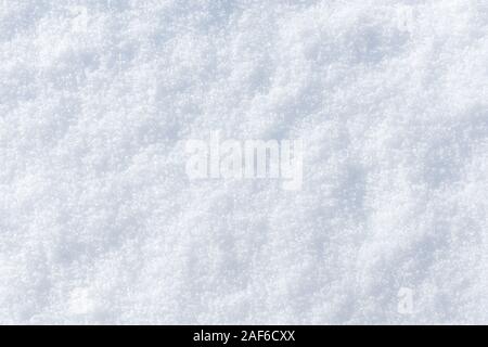 Fresh sparkling snow close-up, perfect as a winter season background or texture Stock Photo