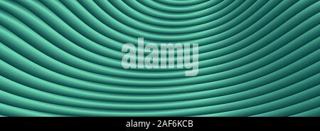 Turquoise abstract gradient zig zag background with lines. Fabric waves vortex print. Modern graphic texture. Geometric template. Textile pattern. Stock Vector